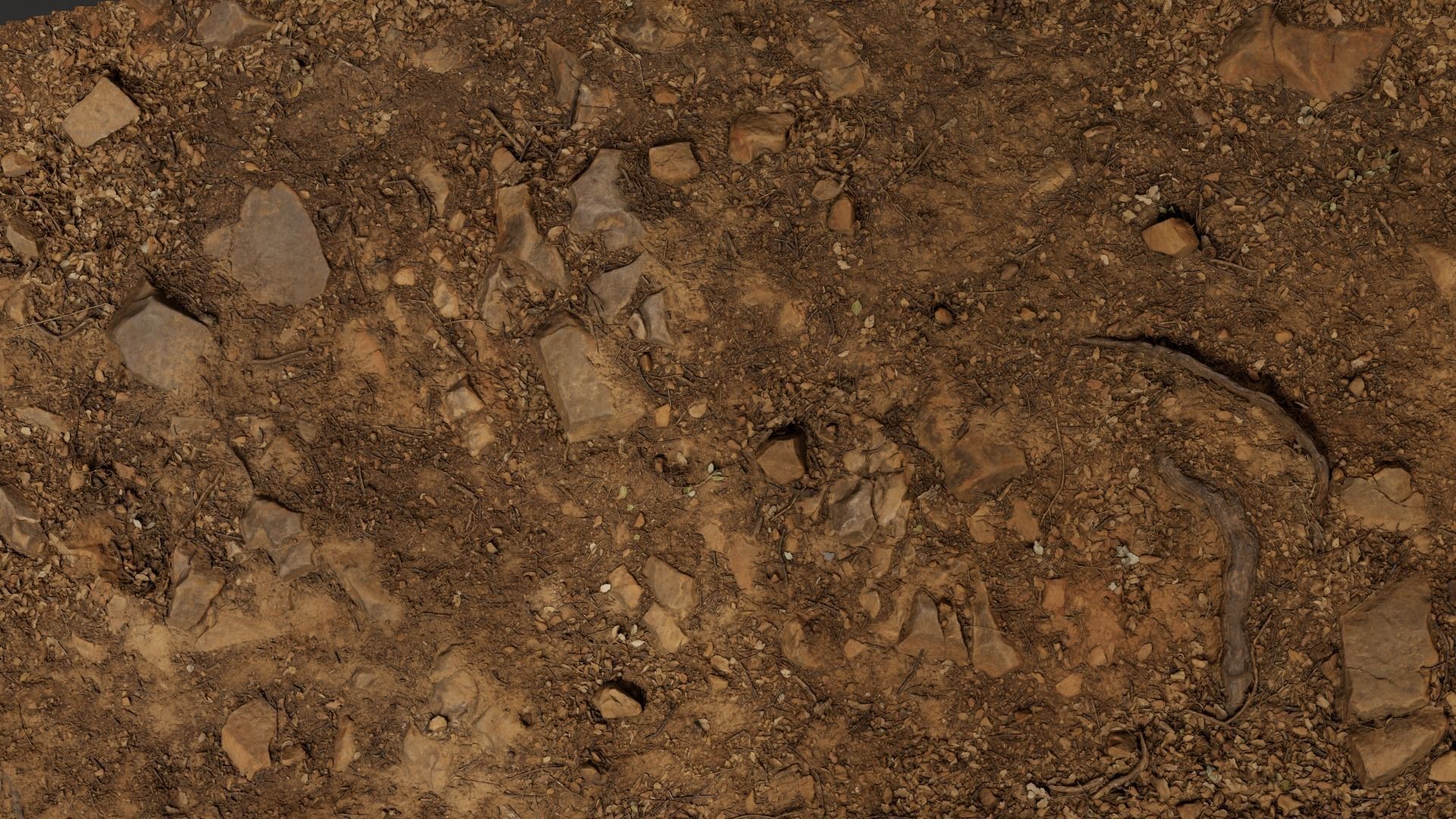 Forest Path 3D model_21