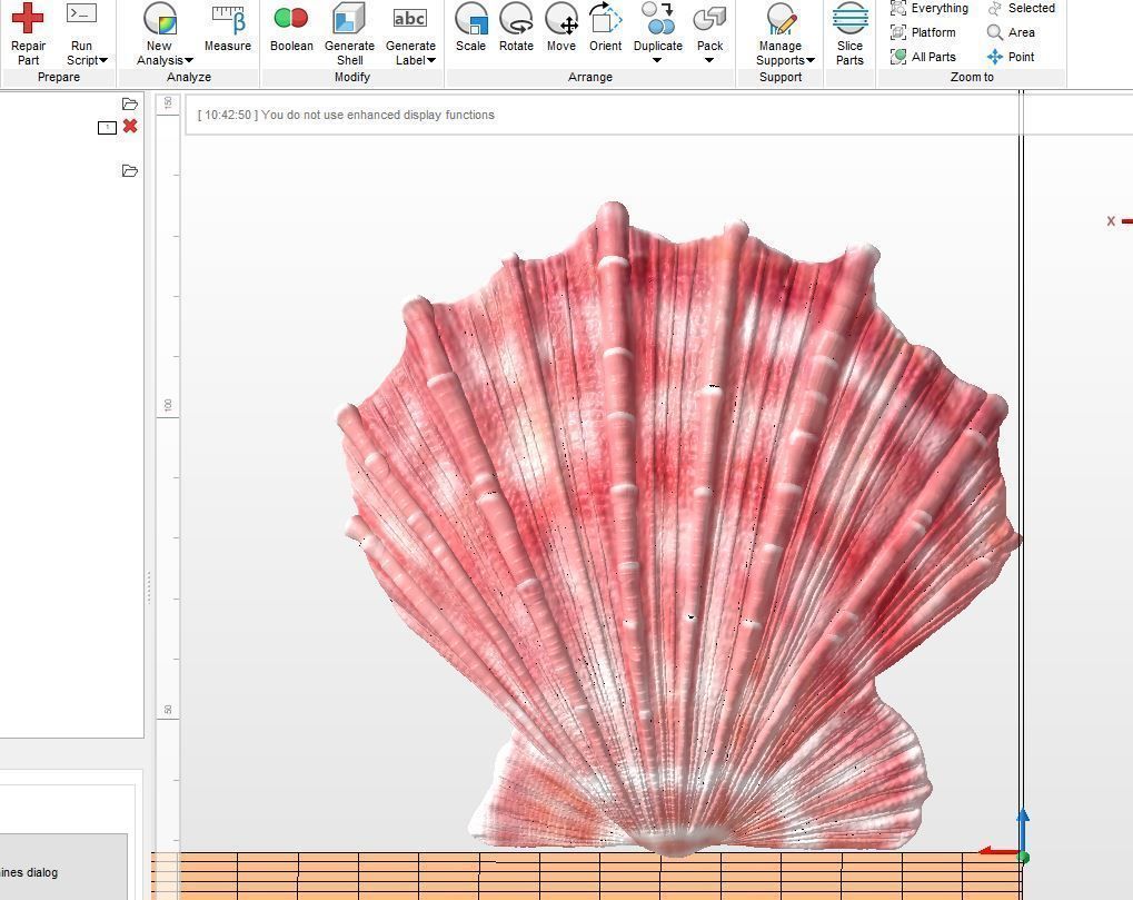 Seashell  Scallops 3D print model_7