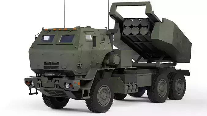 MLRS M142 HIMARS 2006 3D model