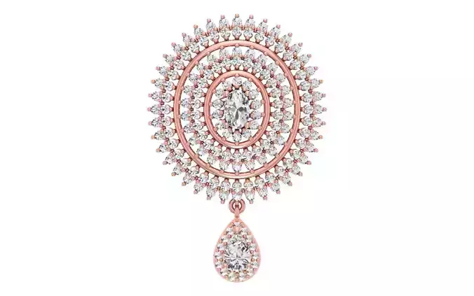 Women Pendants 3dm STL OBJ FBX Renders Details