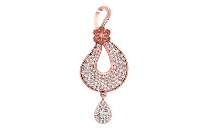 Women Pendants 3dm STL OBJ FBX Renders Details