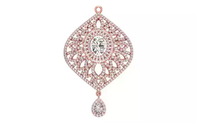 Women Pendants 3dm STL OBJ FBX Renders Details