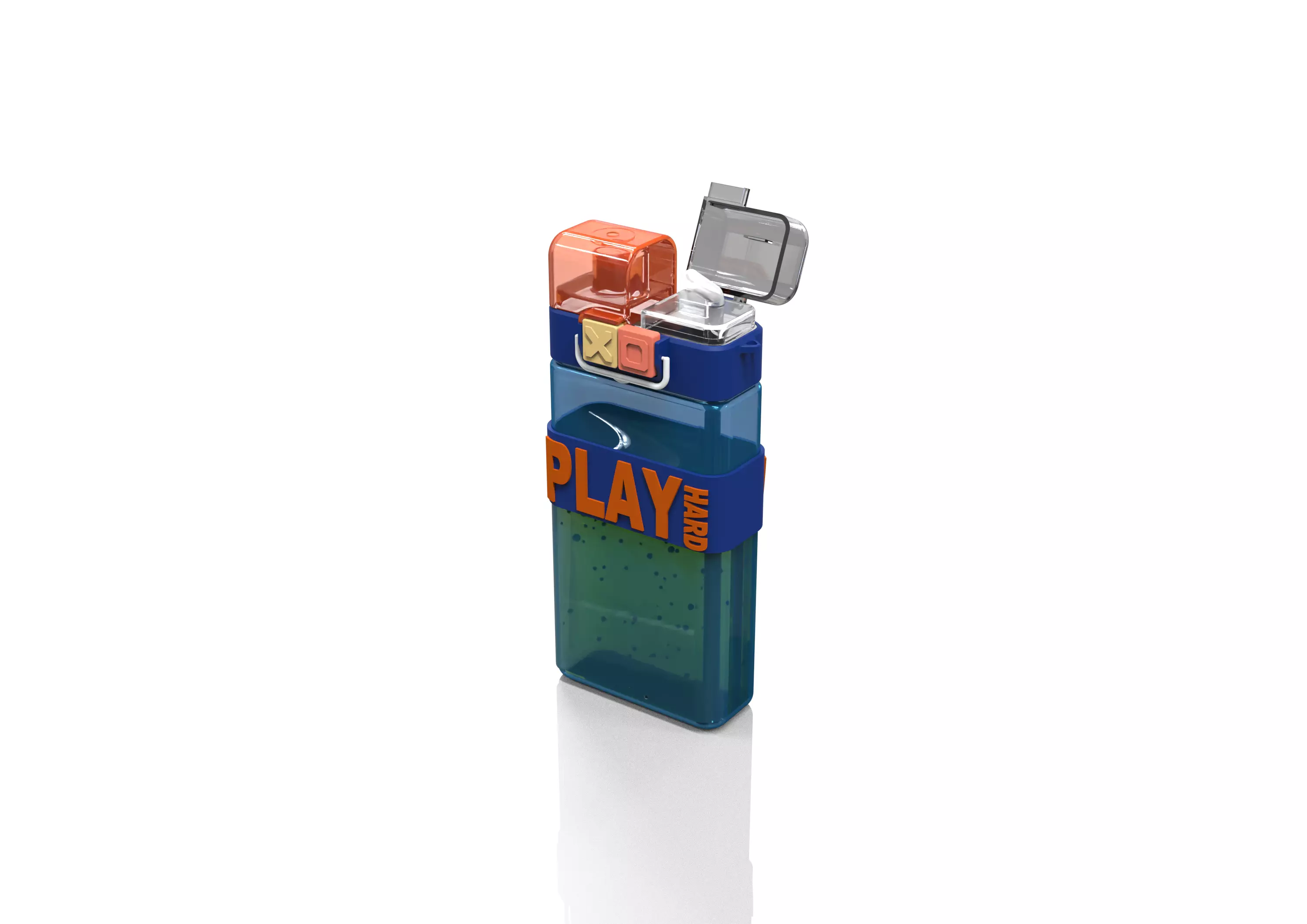 PLAY plastic bottle 3D model