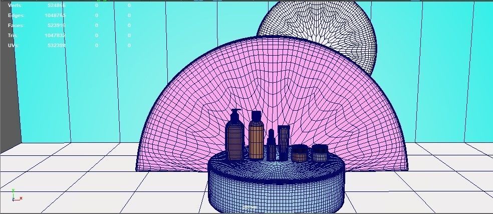 Body Care Products 3D Model 3D model_2