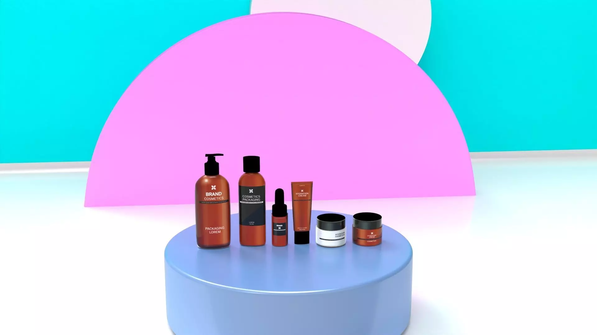 Body Care Products 3D Model 3D model_0