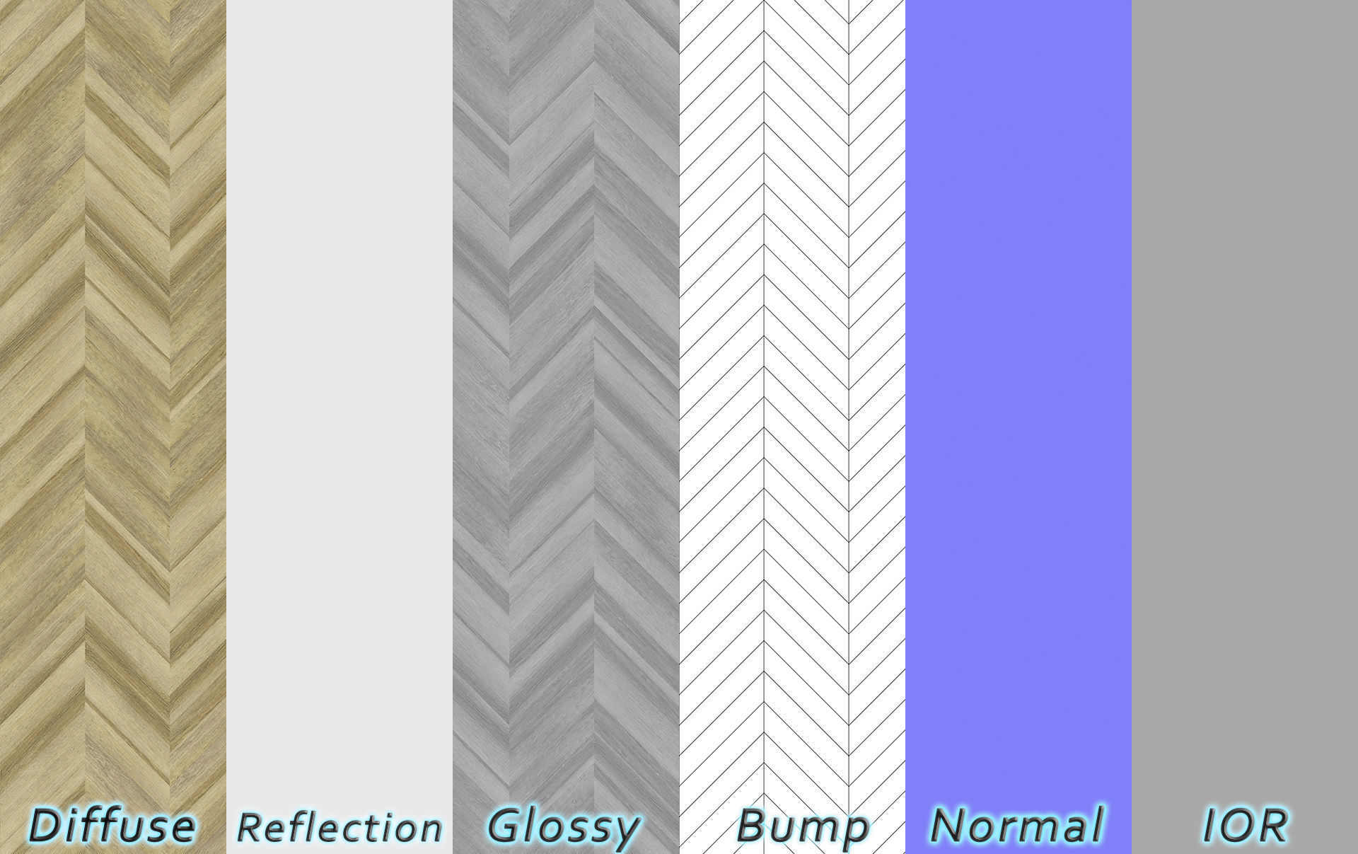 Parquet - Laminate - Wooden floor 3D model_1