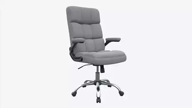 Office Chair with armrests and wheels 03