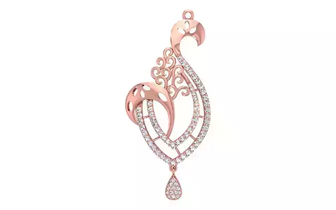 Women Pendants 3dm STL OBJ FBX Renders Details