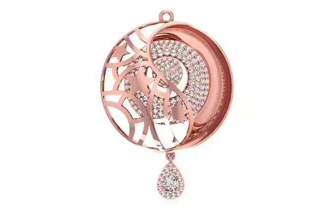Women Pendants 3dm STL OBJ FBX Renders Details