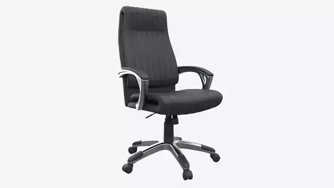 Office Chair with armrests and wheels 04