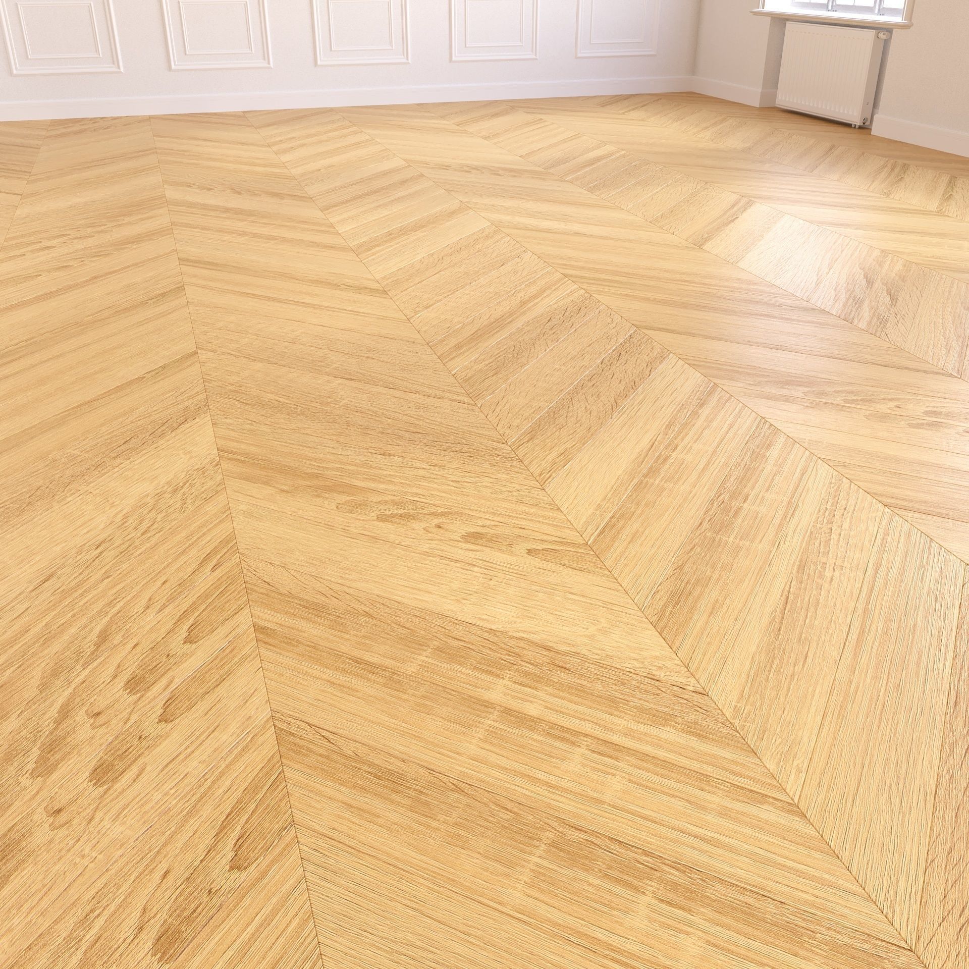 Parquet - Laminate - Wooden floor 3D model_4