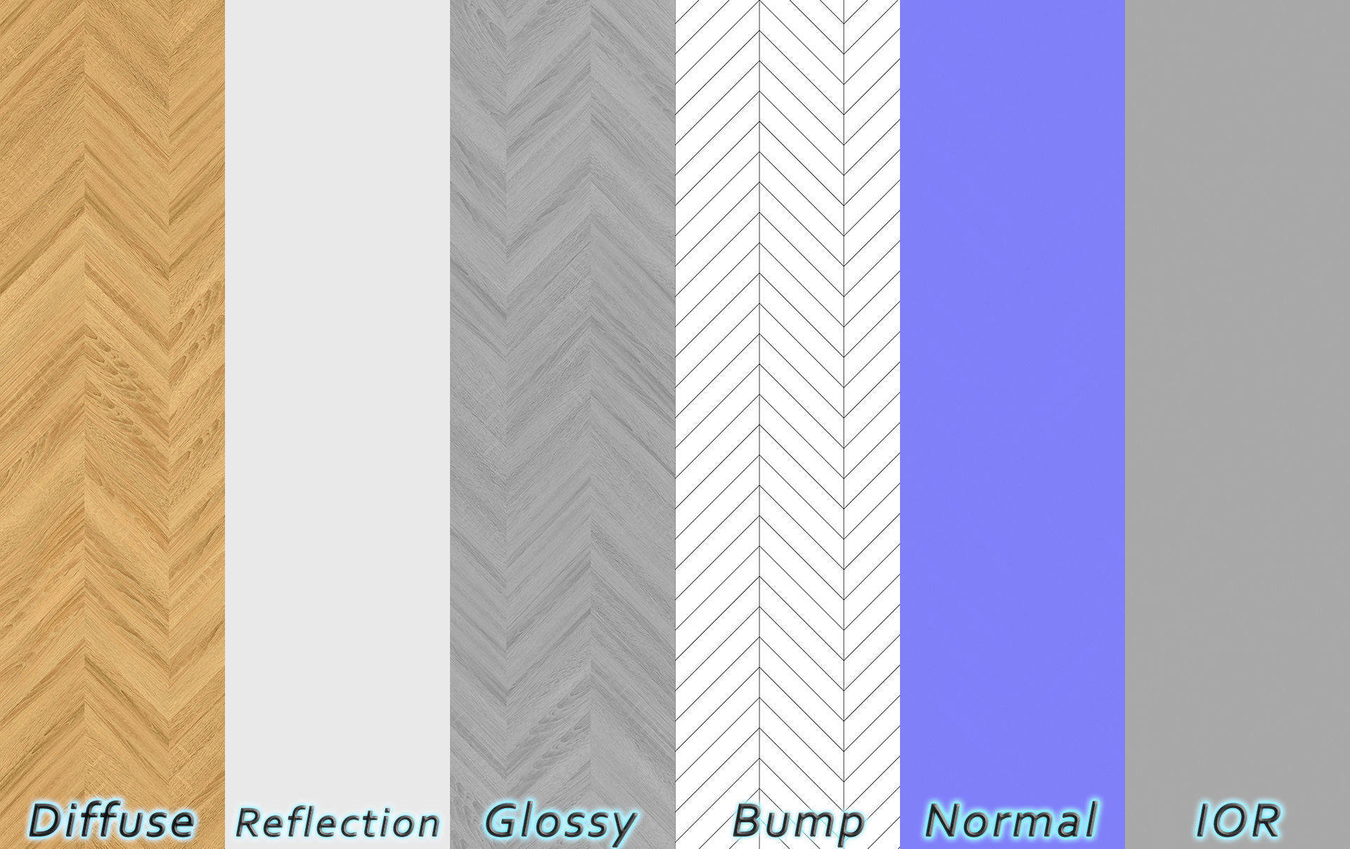 Parquet - Laminate - Wooden floor 3D model_1