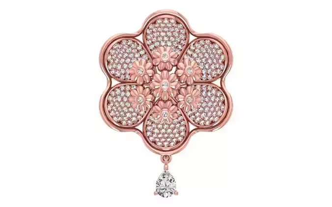 Women Pendants 3dm STL OBJ FBX Renders Details