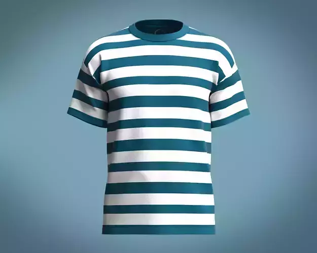 Stripe Rope Graphic-Tshirt