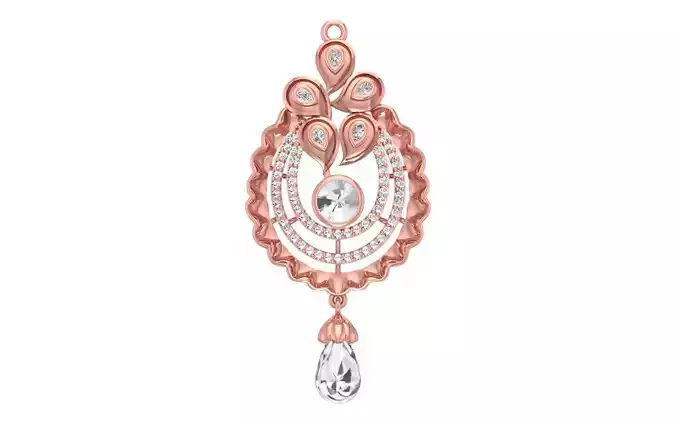 Women Pendants 3dm STL OBJ FBX Renders Details