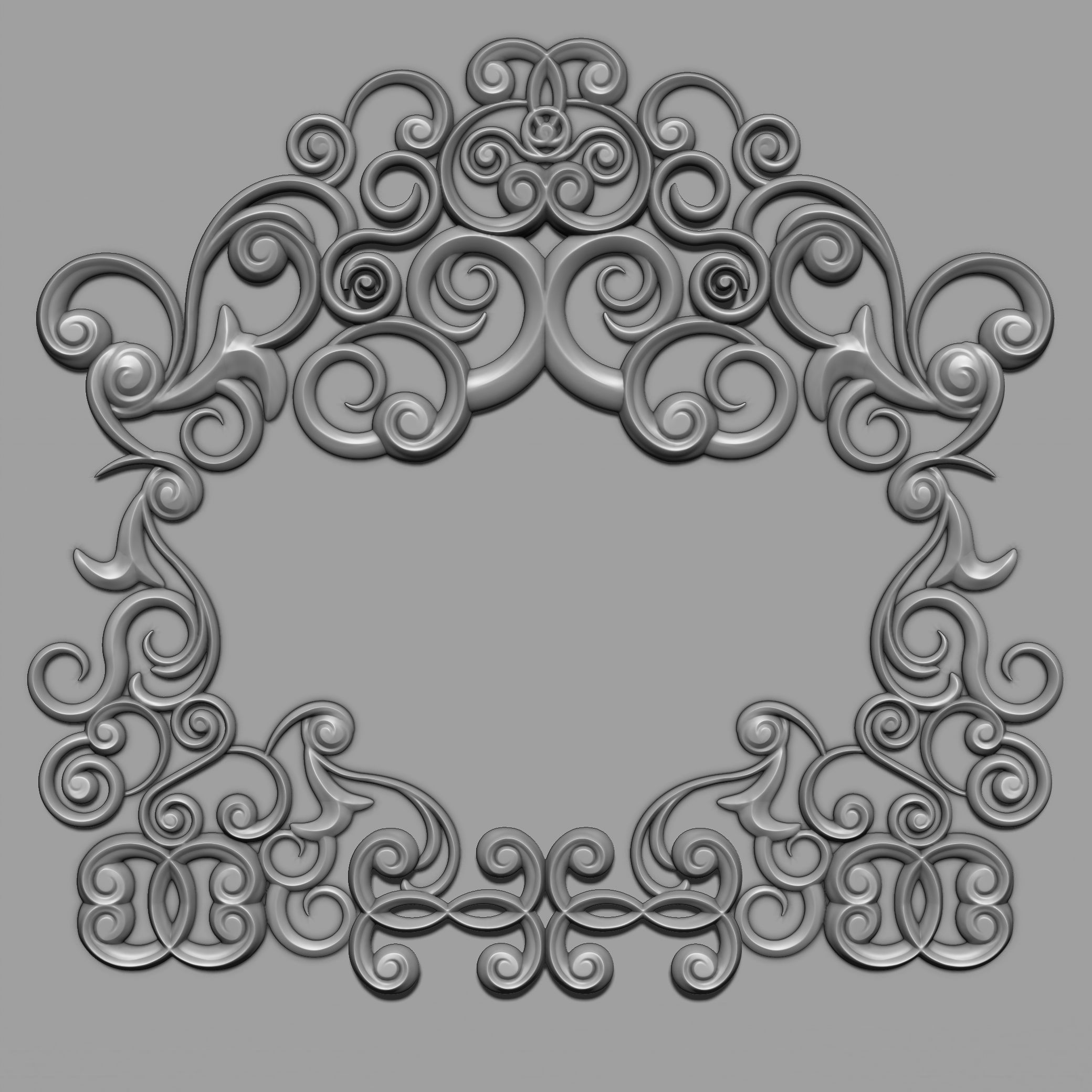65 Ornaments Brushes - Pack IMM Brushes and 5 Ornament Set 3D model_5