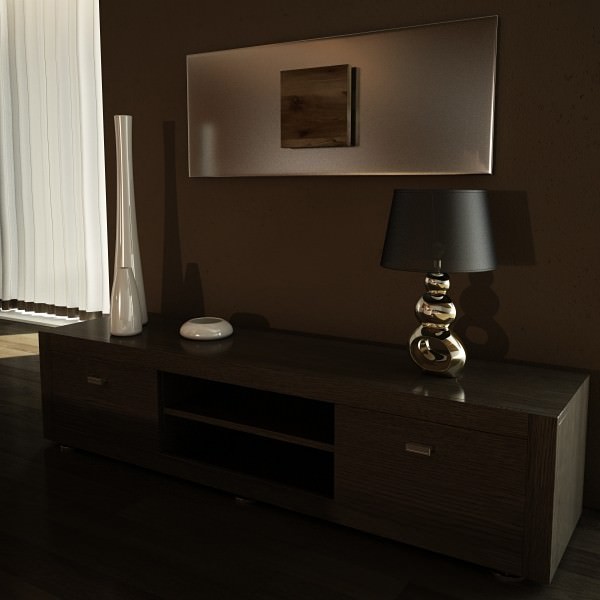 Modern Contempo Table Lamp 08 3D model_4