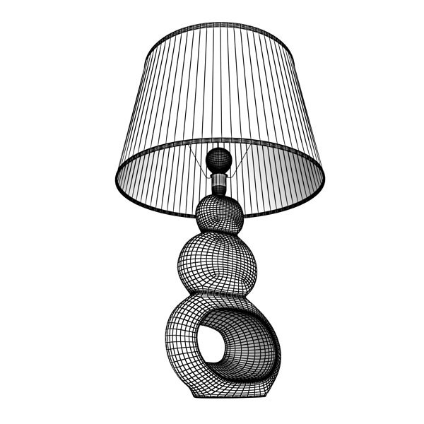 Modern Contempo Table Lamp 08 3D model_7
