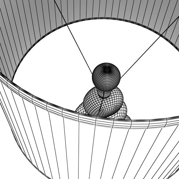 Modern Contempo Table Lamp 08 3D model_8