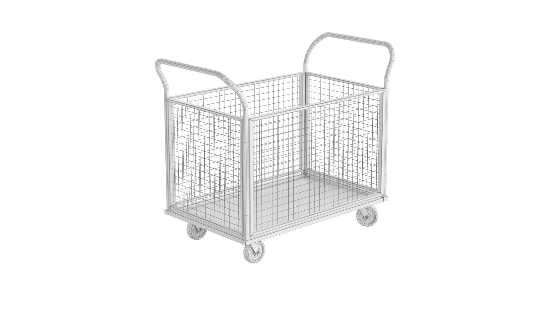 Transport Trolley 3D model_4