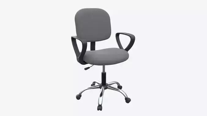 Office Chair with armrests and wheels 06