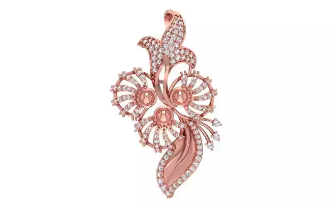 Women Pendants 3dm STL OBJ FBX Renders Details