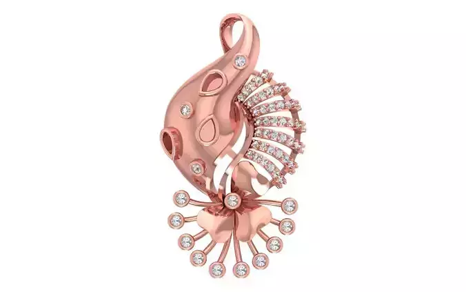 Women Pendants 3dm STL OBJ FBX Renders Details