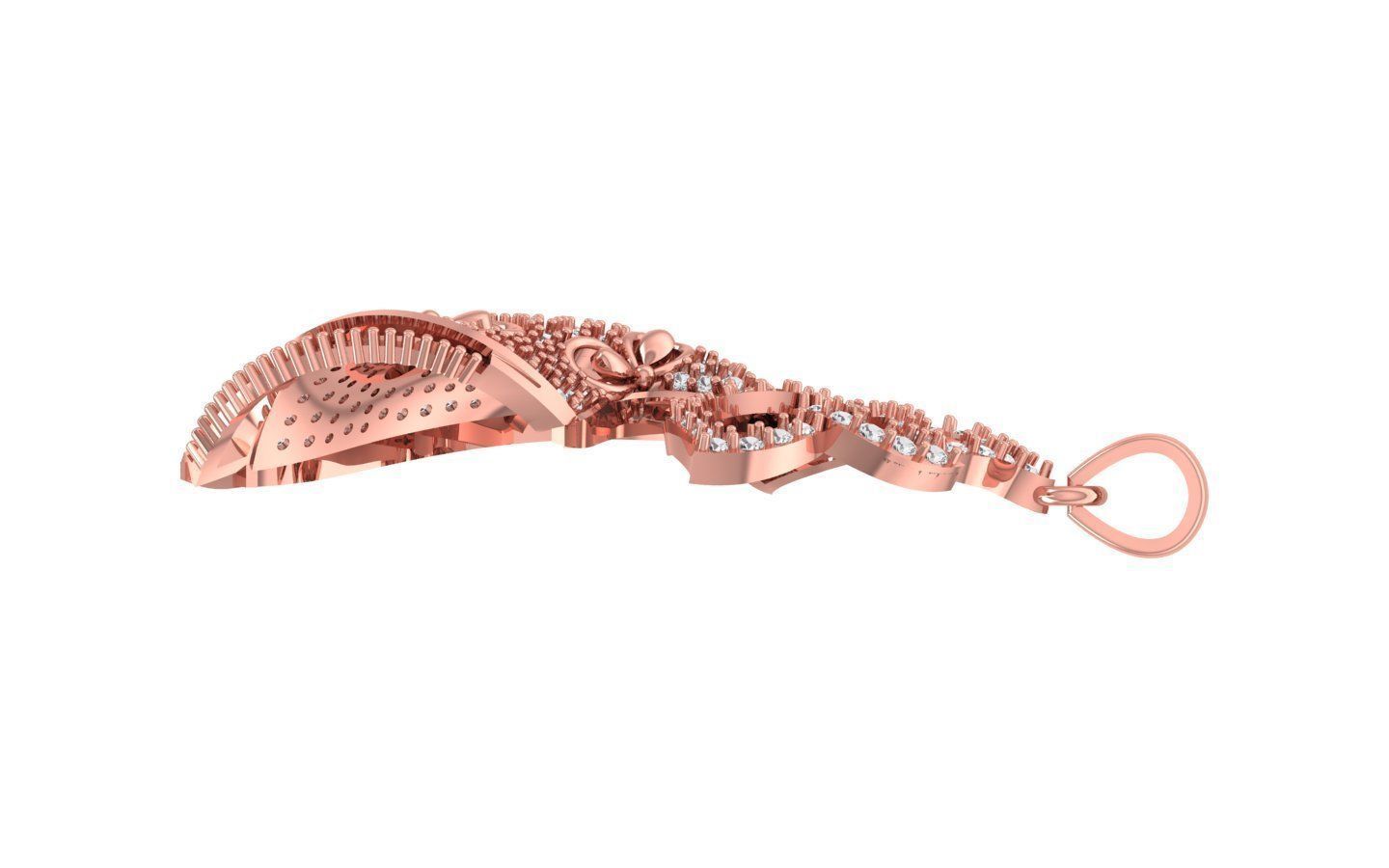 Women Pendants 3dm STL OBJ FBX Renders Details 3D print model_2