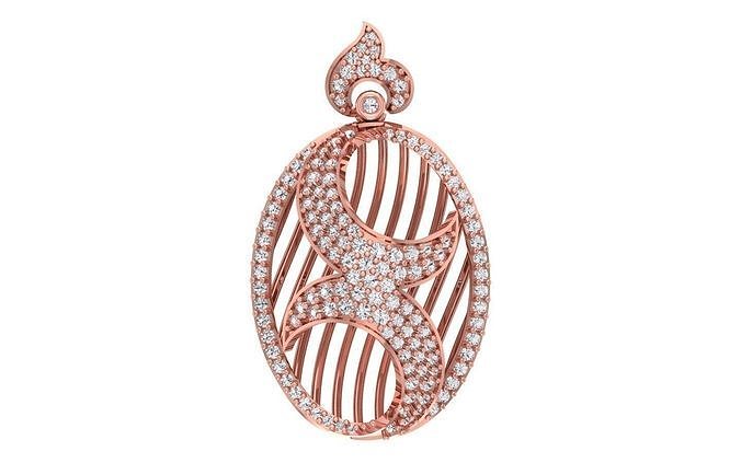 Women Pendants 3dm STL OBJ FBX Renders Details 3D print model