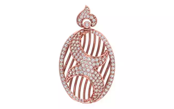 Women Pendants 3dm STL OBJ FBX Renders Details