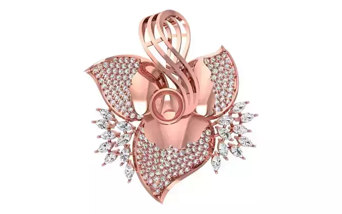 Women Pendants 3dm STL OBJ FBX Renders Details