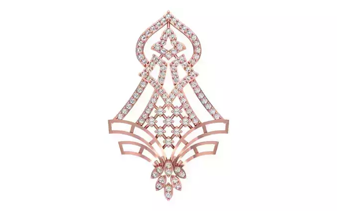 Women Pendants 3dm STL OBJ FBX Renders Details