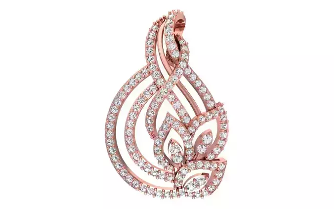 Women Pendants 3dm STL OBJ FBX Renders Details