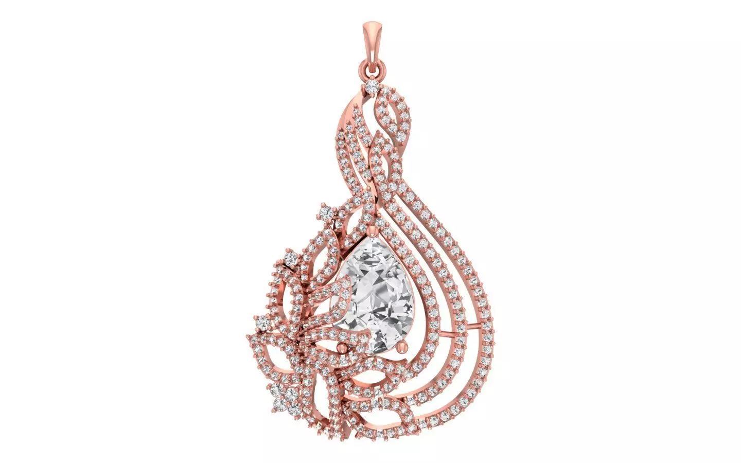 Women Pendants 3dm STL OBJ FBX Renders Details 3D print model_0