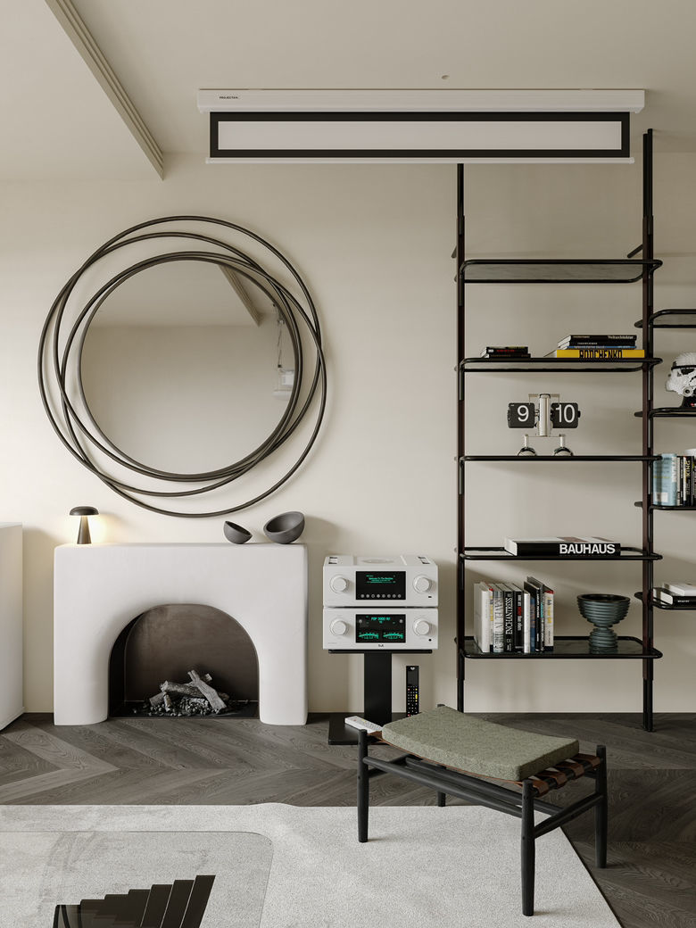 Living Room Interior Scene for 3DMAX and Corona Renderer  3D model_3