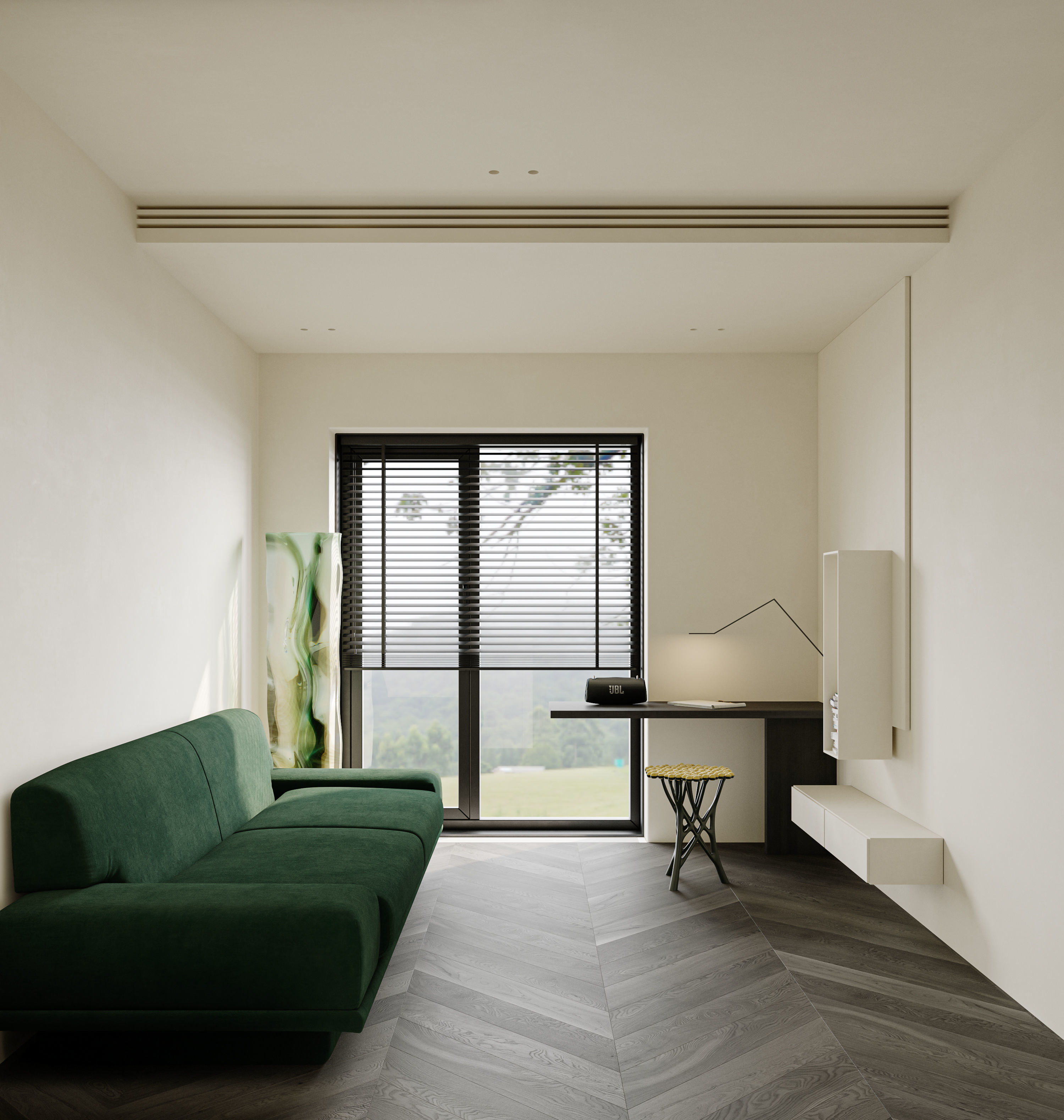 Living Room Interior Scene for 3DMAX and Corona Renderer  3D model_4