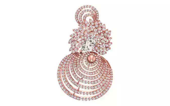 Women Pendants 3dm STL OBJ FBX Renders Details