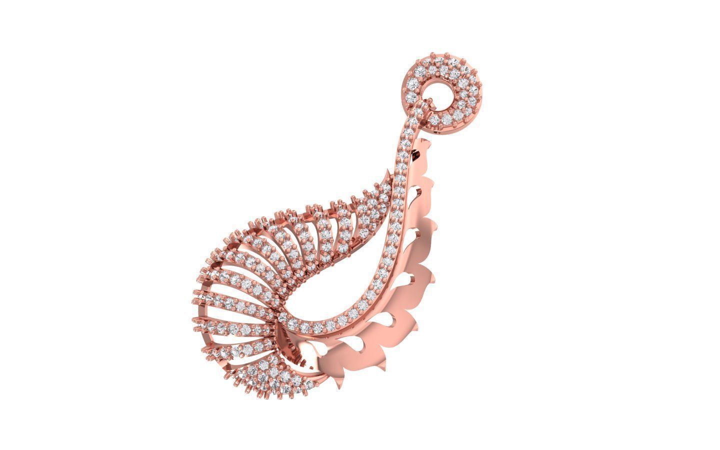 Women Pendants 3dm STL OBJ FBX Renders Details 3D print model_1