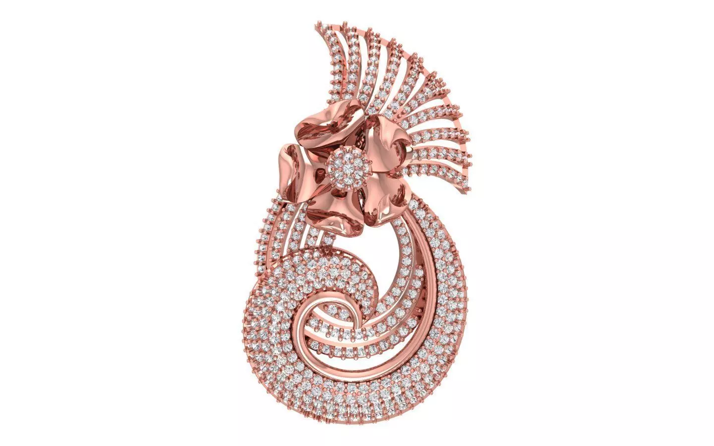 Women Pendants 3dm STL OBJ FBX Renders Details 3D print model_0