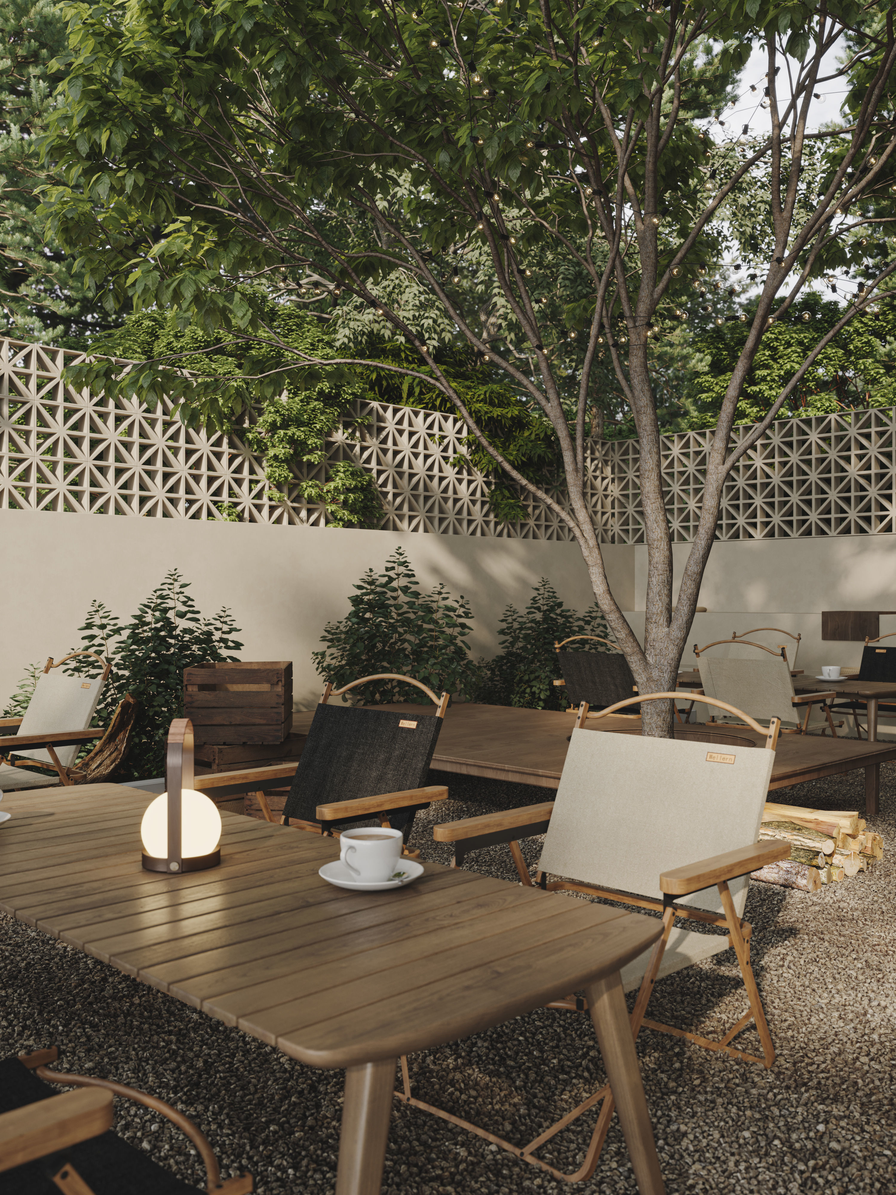 A very nice modern villa building and interior 3D model_4