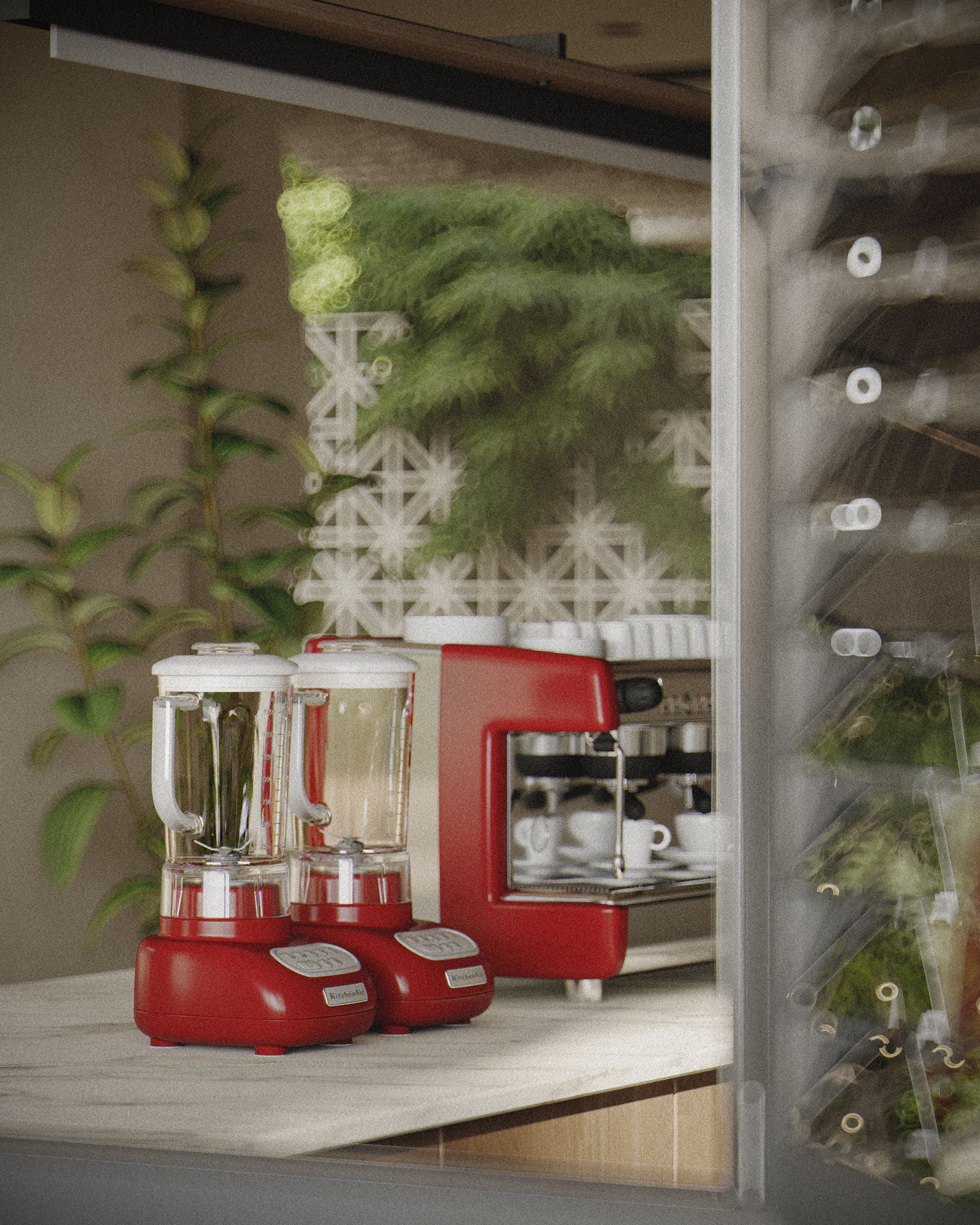 A very nice modern villa building and interior 3D model_17