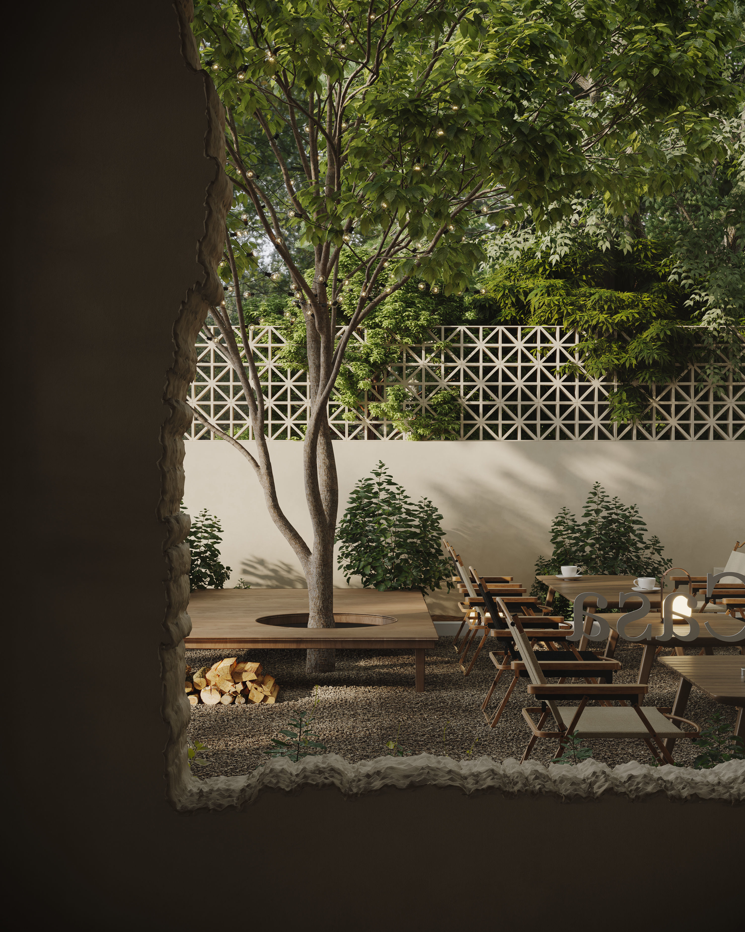 A very nice modern villa building and interior 3D model_7