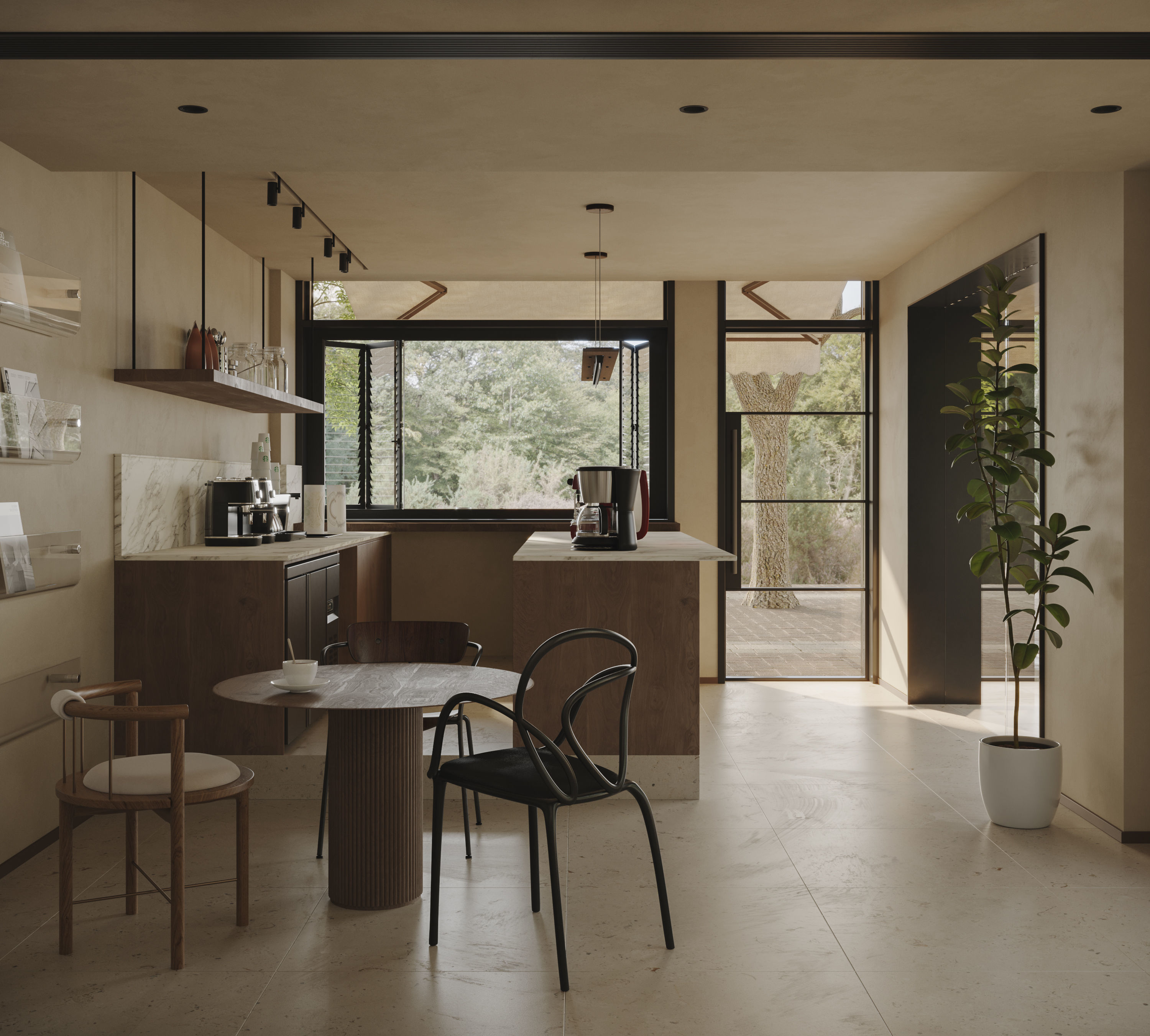 A very nice modern villa building and interior 3D model_8