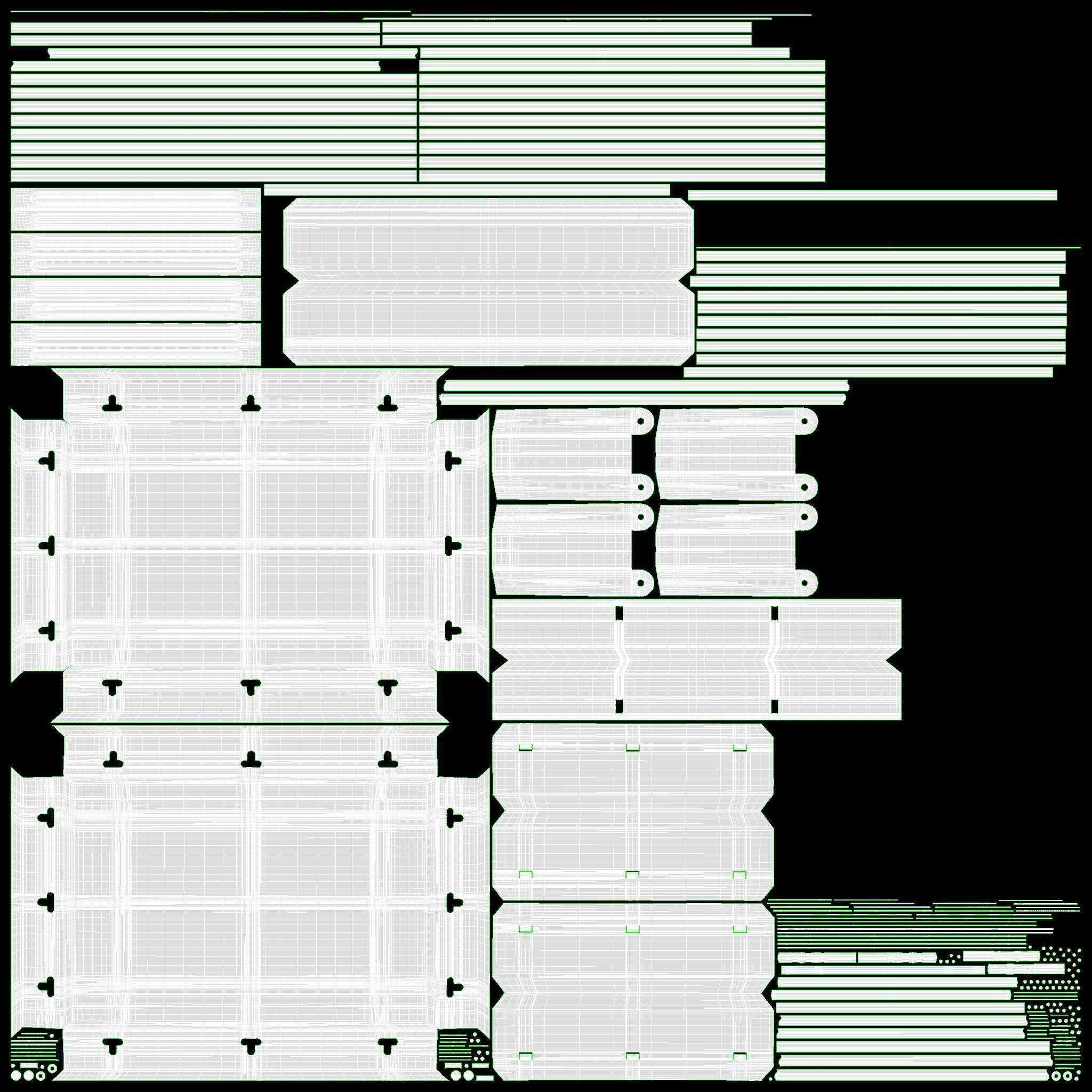 Outdoor Barbecue Folding Portable Grill 3D model_8
