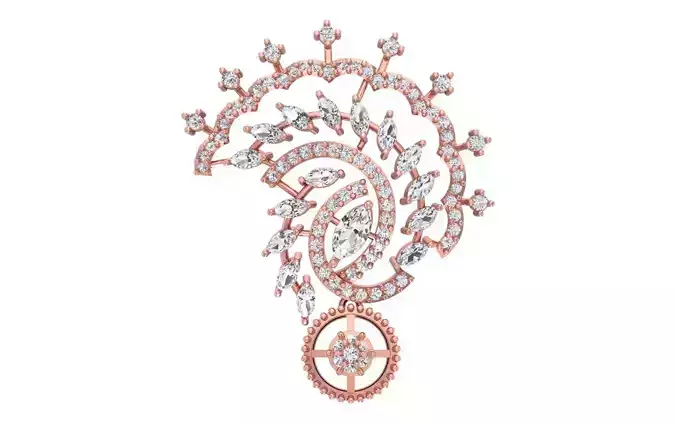 Women Pendants 3dm STL OBJ FBX Renders Details