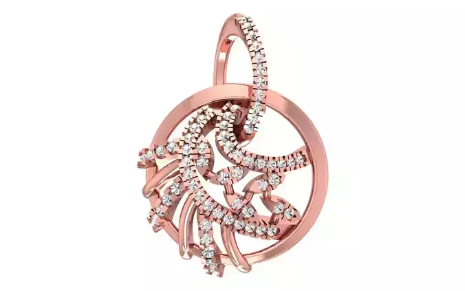 Women Pendants 3dm STL OBJ FBX Renders Details