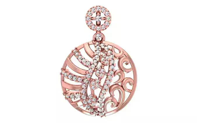 Women Pendants 3dm STL OBJ FBX Renders Details