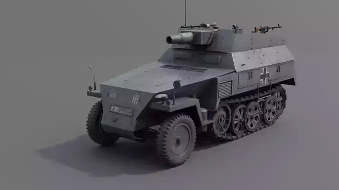 SdKfz 250-8 leichter Schutzenpanzerwagen Fire Support Vehicle