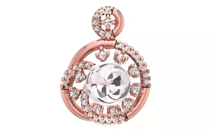 Women Pendants 3dm STL OBJ FBX Renders Details