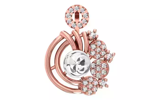 Women Pendants 3dm STL OBJ FBX Renders Details